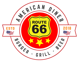 Route 66, il logo con l'emblema della famosa strada USA
