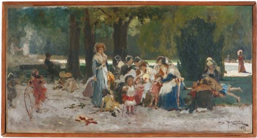 Un'opera di Bignami esposta alla mostra di Banco BPM "L'impresa di fare cultura"