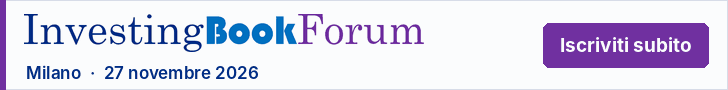 Investing Book Forum, Milano 27 novembre 2026: iscriviti subito
